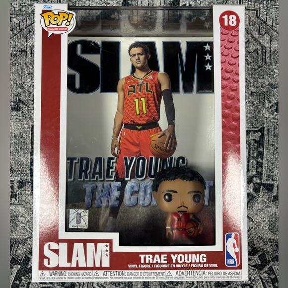 Trae Young (Atlanta Hawks) Funko Pop! NBA SLAM Cover - Picture 2 of 7